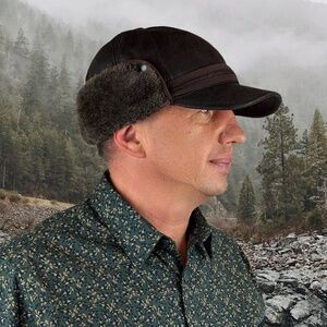 Real Shearling Sheepskin Leather Trapper Hat | Aviator Hat |Ushanka